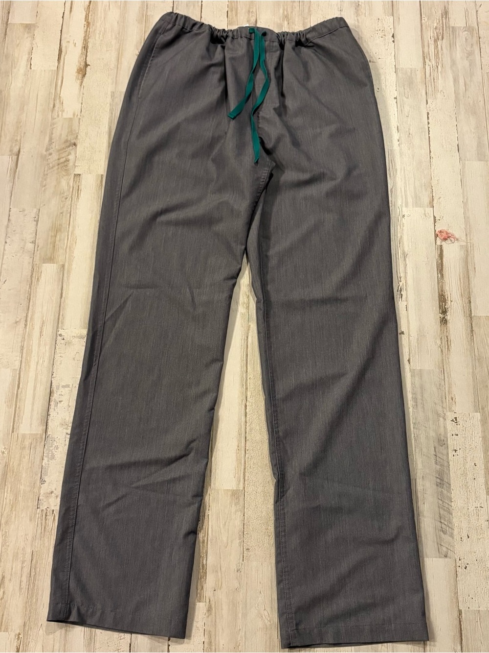 Men's Casual Drawstring Pants - FIGS Gray L/T Pisco Straight Leg
